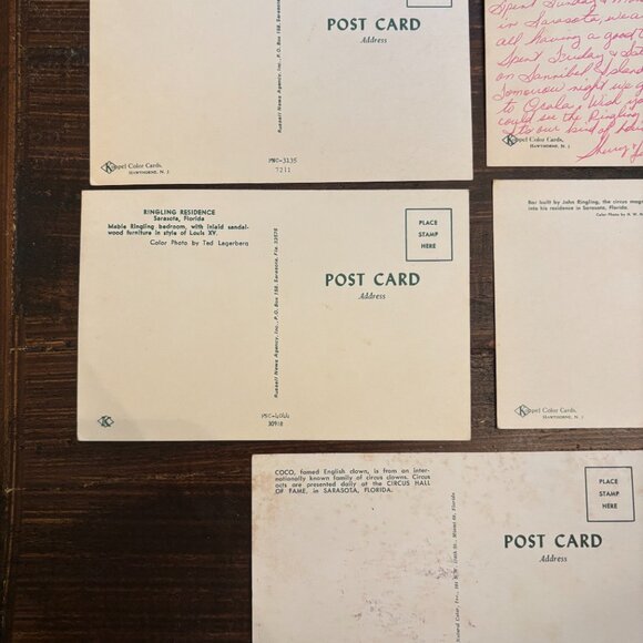 Ringling Bros. and Barnum & Bailey Circus Lot of Postcards ~ Sarasota FL ~ Clown - Picture 7 of 8